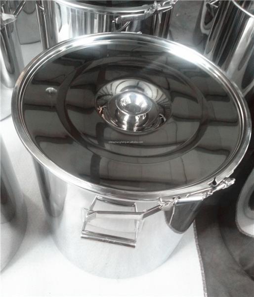 Silicone Gasket Stainless Steel Vat Drum 100L Barrel Type  With Clamp