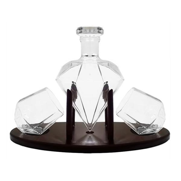 Bulk Wholesale Artisan-Crafted Crystal Whiskey Decanter Aerator – 850mL Luxury Carafe