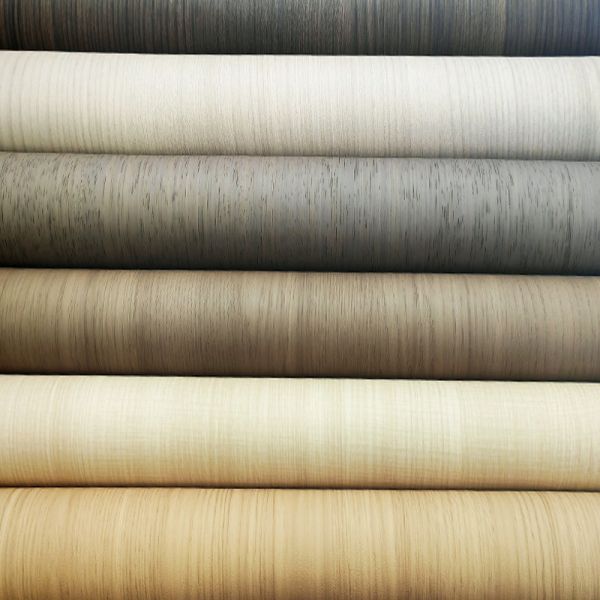 Matched Melamine Paper & Wood Veneer | Coordinated Decor Sheets for Joinery