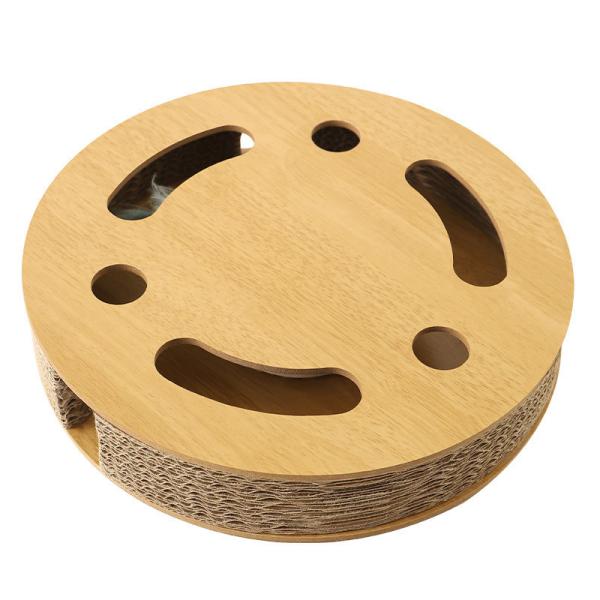 Indoor Interactive Cat Scratching Board Round Cat Scratch Board OEM