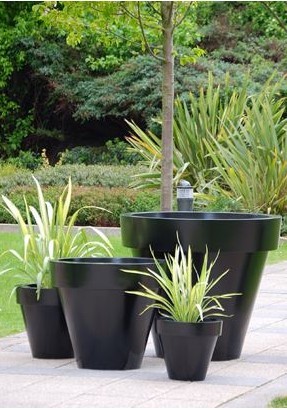 大きな樹脂花瓶 ガラスの繊維の屋外ポット オーダーメイドロゴサイズ ガラスの繊維のプランターボックス