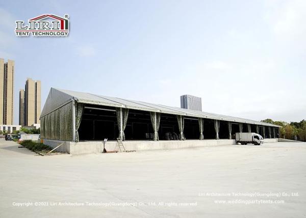 Water Proof Industrial Storage Tents With PVC Walls Aluminum Frame