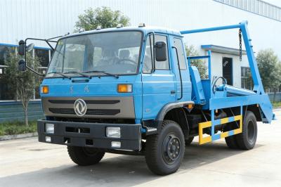 Pit Type Swing Arm Garbage Truck Dongfeng 10 Cbm 6 Wheels 190 HP