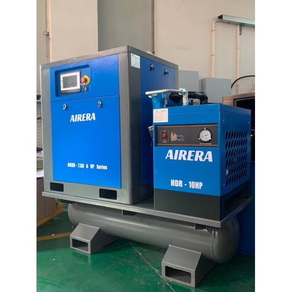 AIRERA AGSD-7.5D A VP 7.5kW Variable Speed Rotary Screw Air Compressor
