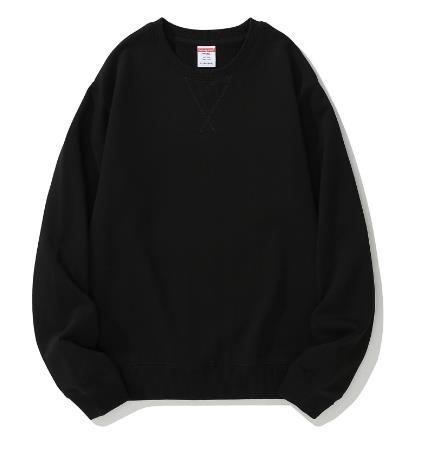 Small Order Clothing Manufacturers Men'S Sweashirt Long Sleeve Without Hood 380gsm French Terry Hoodies