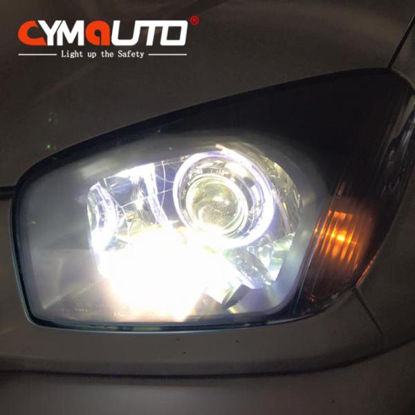 Car Retrofit Shrouds Angel Eyes Crystal LED Shrouds 2.5 Inch / 3 Inch