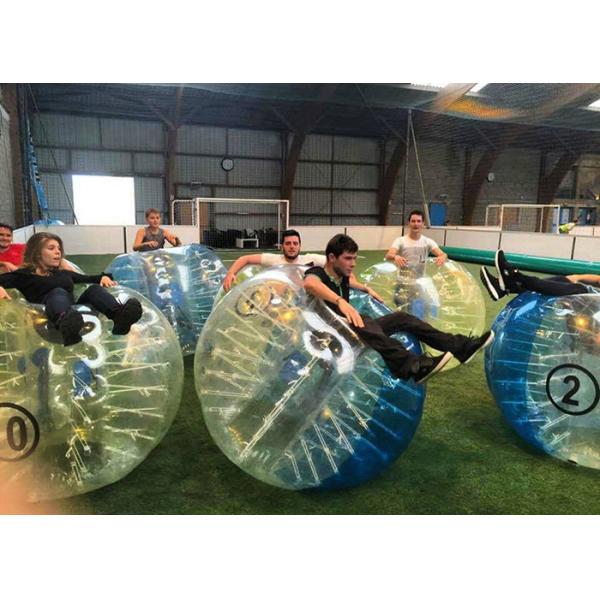 Outdoor Inflatable Bubble Soccer , PVC Material Human Inflatable Bumper Ball