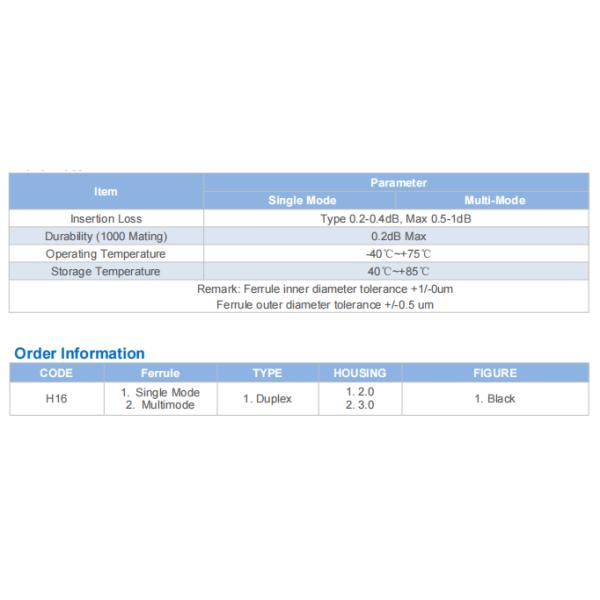 MTRJ Duplex Fiber Optic Connect для сети