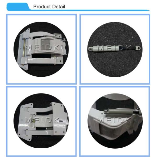 Smooth Satefy Abs Plastic Bed Guard Rail White For Medical Bed