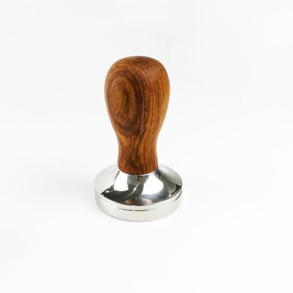 58mm Espresso Machine Tamper Wood Handle  Pressing Coffee Powder