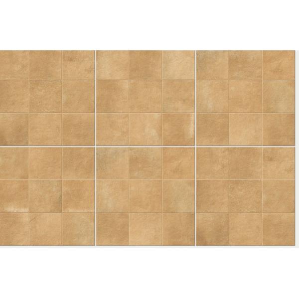 Anti-Slip Light Brown Ceramic Floor Tiles 600x600mm AAA Grade