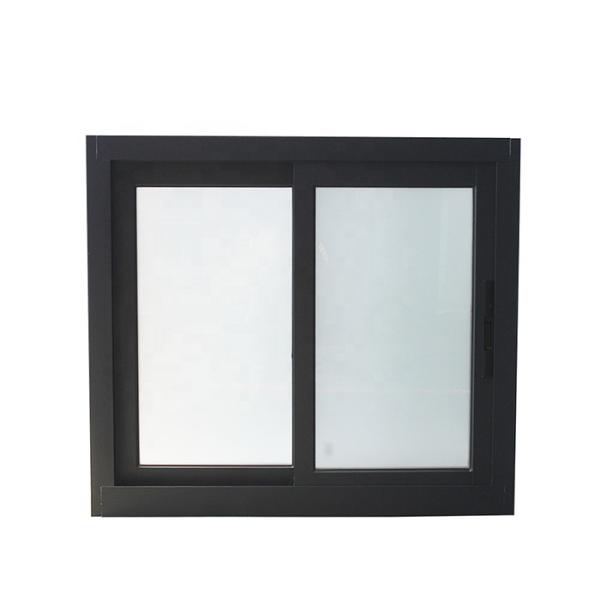Customized Soundproof Double Glazed Aluminum Windows with High Security Lock System