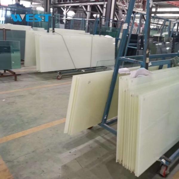 Electric Liquid Crystal Laminated Glass Switchable Between Transparent And Frosted States