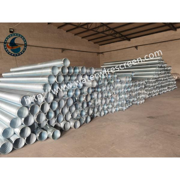 Low Carbon Galvanized 219mm OD Water Well Screen For Sand Control In Shallow Well