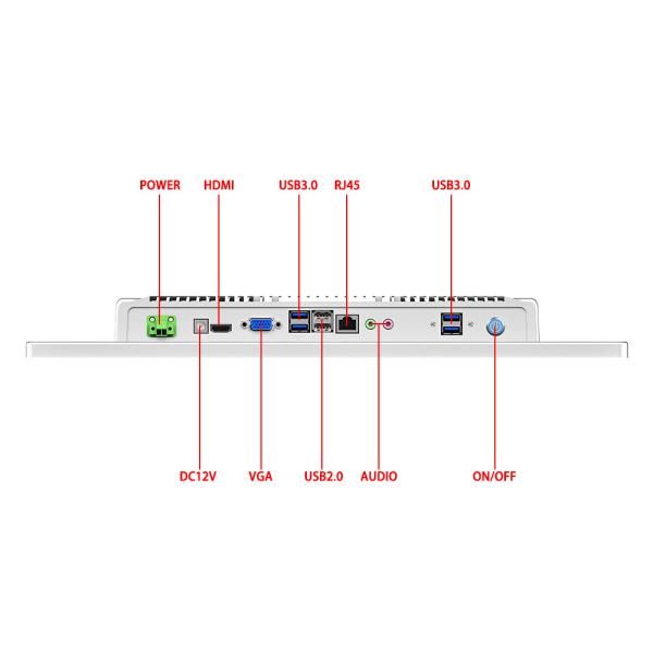 Wall Mounted All In One Computers Touch Screen 1920×1080 FHD All In One PC 18.5