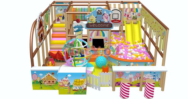 Candy Theme Indoor Playground Equipment For Children S Physical And Cognitive Development Highly Durable