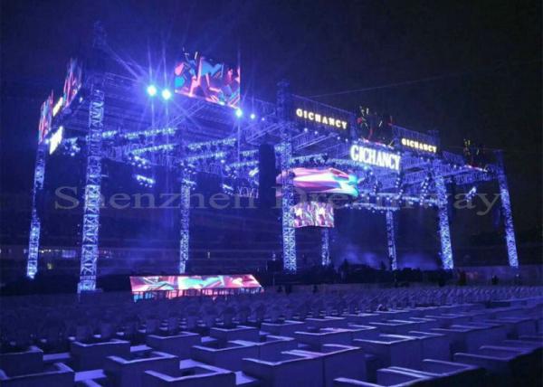 Pixel Pitch 2.976mm LED Display Board , Indoor LED Screen Rental 500×500mm Panel