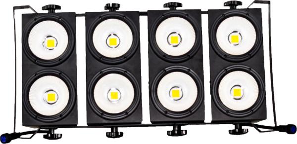 220W 6CH COB 2 Eyes Led Stage Wash Lights Warm White Blinder Light For Stage / Party