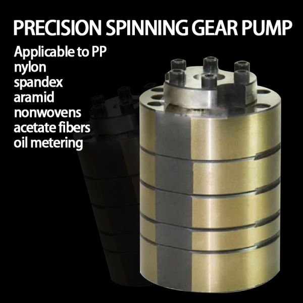 Multi-Outlet Chemical Fiber Gear Pump with 6 Ports for Polyester & Spandex Spinning