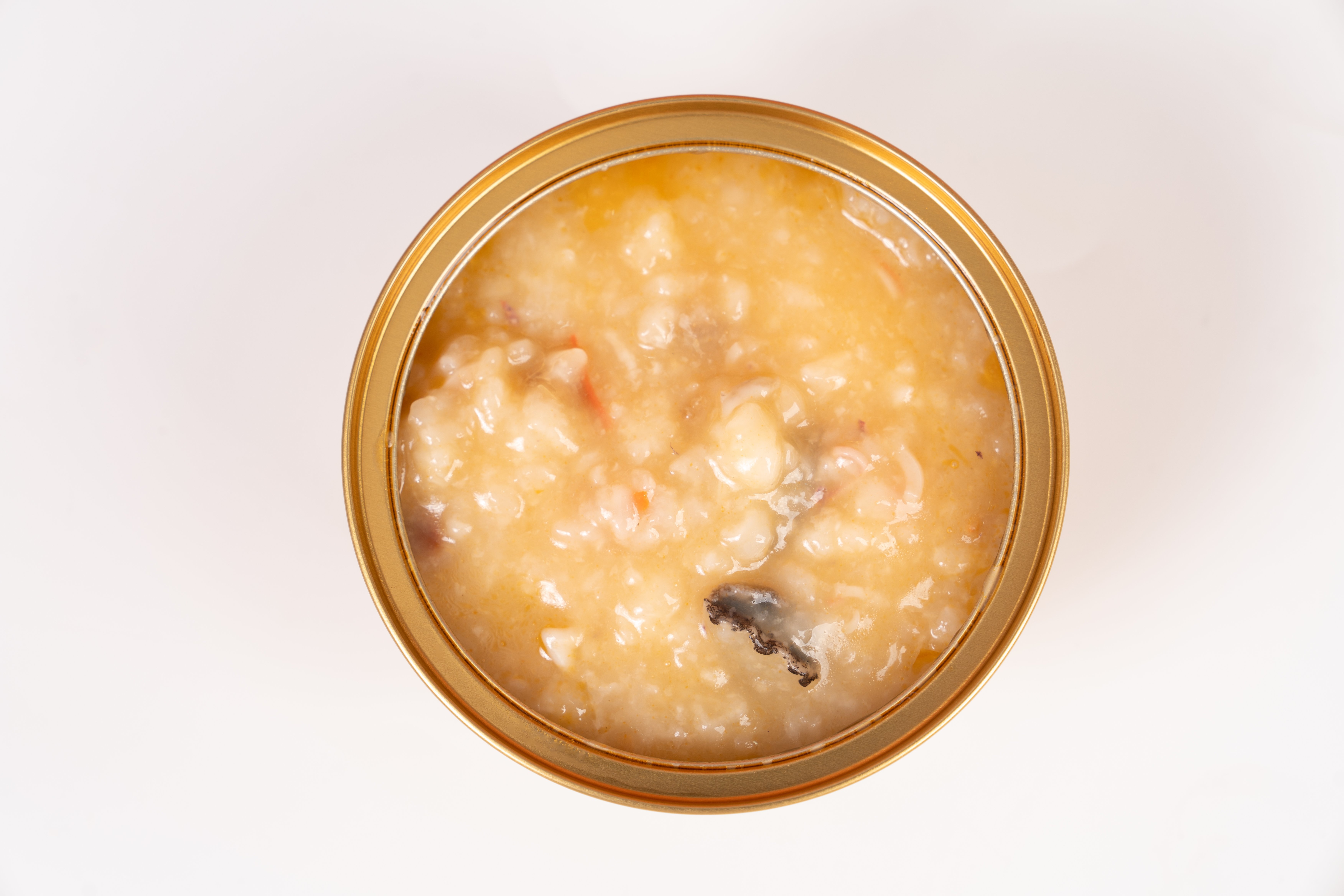 Contains Soy And Gluten Abalone Seafood Congee Crafted For Consumption Once Or Twice Daily As A Meal Substitute And Taste