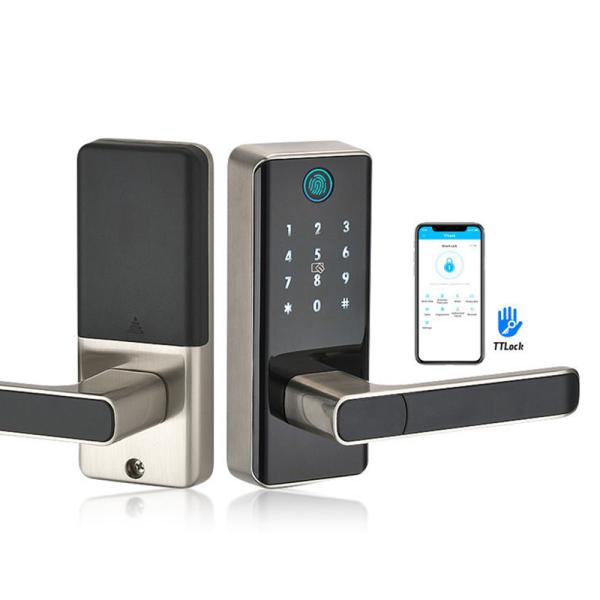 Serrure de porte d'accès d'empreinte digitale de capteur de pression de semi-conducteur avec le mot de passe et le code de PIN