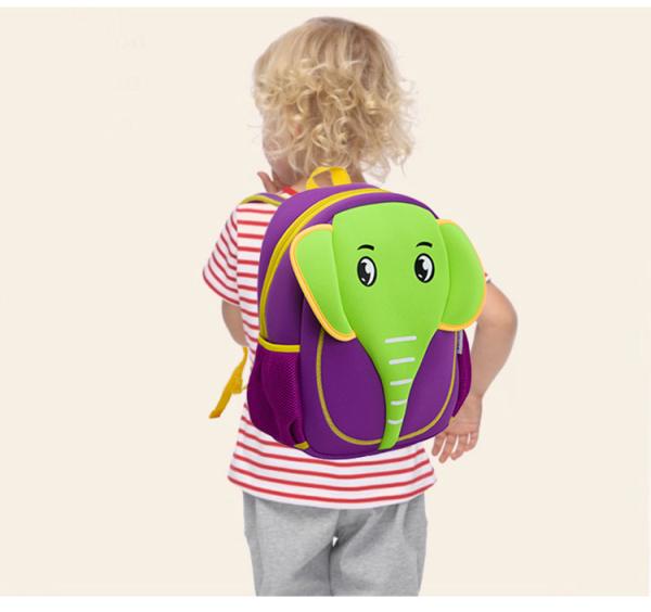 Elephant Little Kids Backpacks For School , Personalized School Backpacks