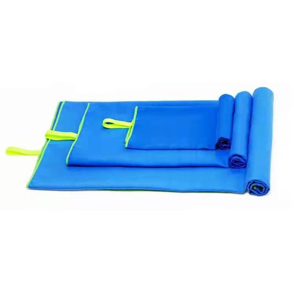 Os serviços do OEM vendem por atacado Logo Microfiber Gym Sports Towel feito sob encomenda seco rápido com Mesh Bag