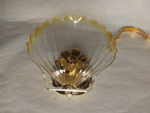 Sea shell shape candy bowl w/classic stand & elegant  (19)