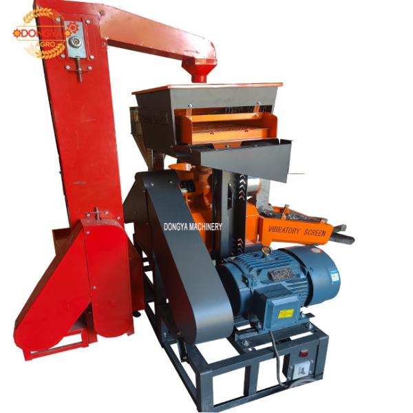 DongYa Agro acier inoxydable combiné moulin à riz commercial 650 kg par heure