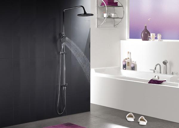 ROVATE Luxury Saving Water Shower Set Premium Brass Chrome Plated Faucet