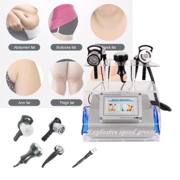 Bio 5 In 1 Skin Tightening Machine 40K Ultrasound Vacuum RF Cavitation Machine