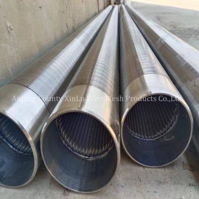 Continuous Slot 0.020 0.040 0.060 Sand Control Johnson Wire Water Well Screen Pipe