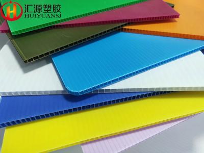 Lightweight 4x8 Coroplast Sheets , Flexible Corrugated Plastic Sheets