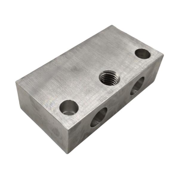 Partes de aluminio de fresado CNC de alta precisión con superficies mecánicas
