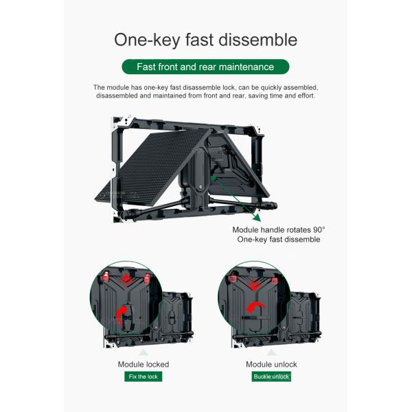 P5 Full Color 3D Advertising Display Waterproof Fix Installation LED Screen Outdoor for Concerts