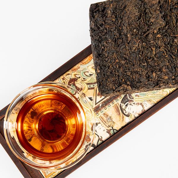 Fully Golden Flower Fermented Tea Grade 1 Pollution-Free Shaanxi Official Tea for Traditional Chinese Health Experience