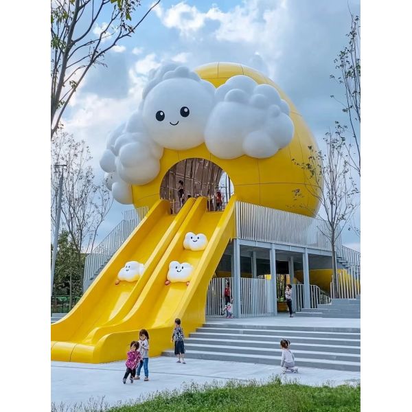 Custom Stainless Steel Playground Sculpture With 50000 Hours Lifetime For Outdoor Play Art