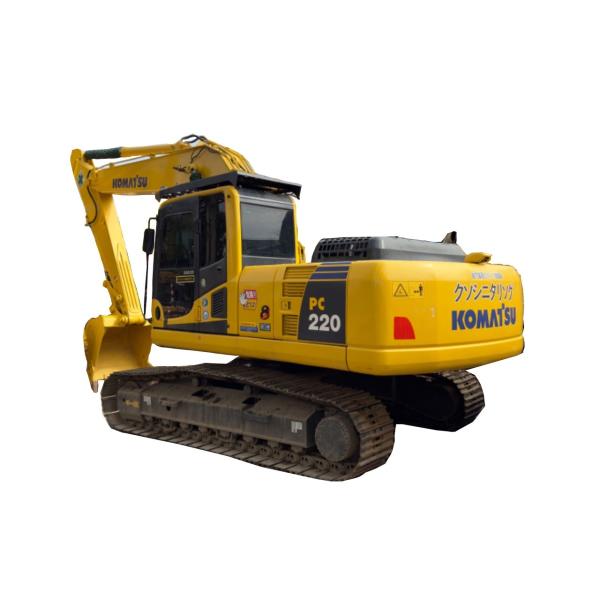 Escavação de 22 toneladas de duração hidráulica de trilho tipo PC Komatsu 220 escavadeira de segunda mão a um preço baixo e vender bem