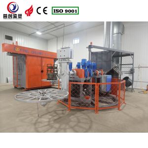 Yingchuang Roto Carousel Rotomolding Machine CC-3A-2000 for Camouflage Insulated Cooler Box