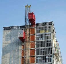 3200kgs 96m/Min VFD Platform Building Construction Personnel Hoist