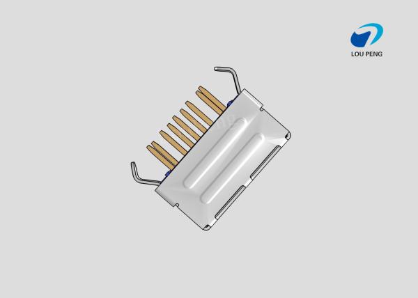 3.0MM USB A TYPE 9PIN FEMALE 90 °  Gold-Plated BLUE