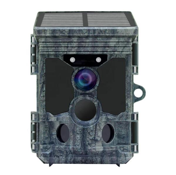 4K 112MP WIFI Night Vision Wild Game Trail Camera Solar Powered Camera Traps for Hunting