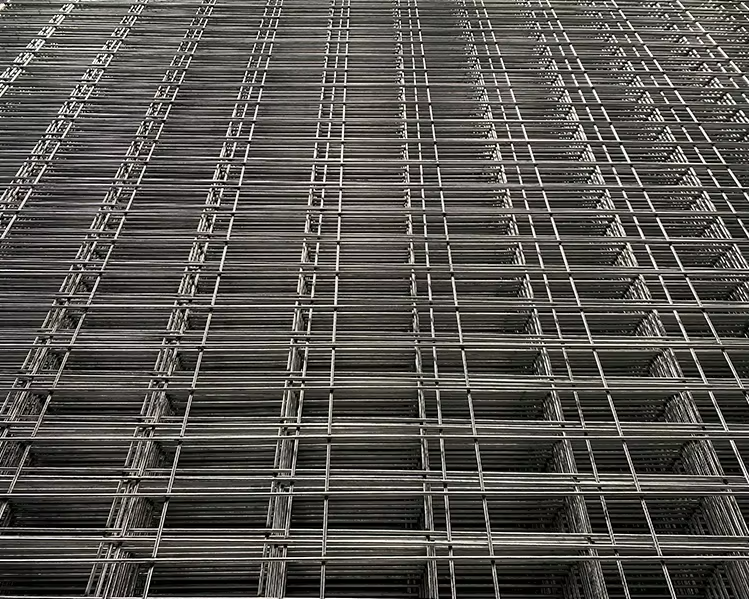 Security Powder Coated Wire Mesh Panels Galvanized Construction Steel