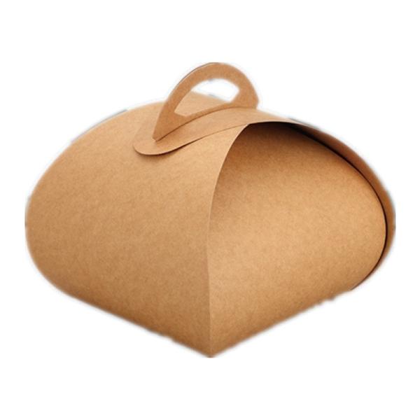 OEM Recyclable Biodegradable Cake Box Kraft Paper Bakery Boxes For Pastry Packaging