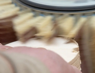 Customized Sisal Bristle Polishing Wheel Brush For Wood Polishing And Burnishing