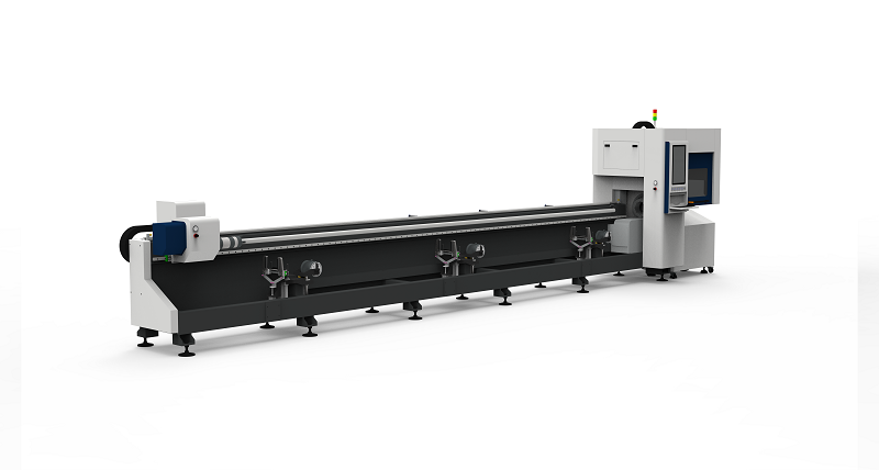 Round Square Tube Fibre Laser Metal Cutting Machine 30mm Acrylic Cutting Thickness