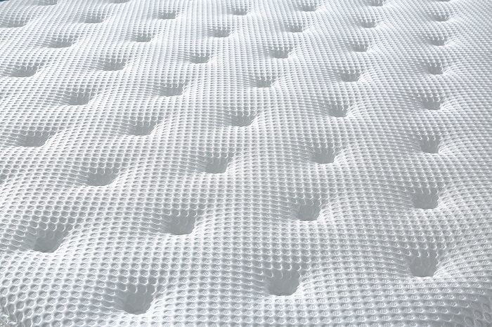 Medium Firm Pocket Spring Mattress With Ice Silk Top Natural Latex Foam