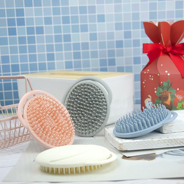 Waterproof Baby Silicone Products Bath Body Brush Antibacterial Heat Resistant