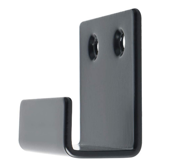 Черный порошок покрытый штамповки стальной металлической U формы дверной баррикады скобки на заказ