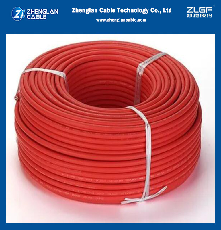 Консервированный медный Xlpe солнечный кабель H1z2z2-K 1-10m 6mm2 Красный Tuv Roll Pv 4mm2